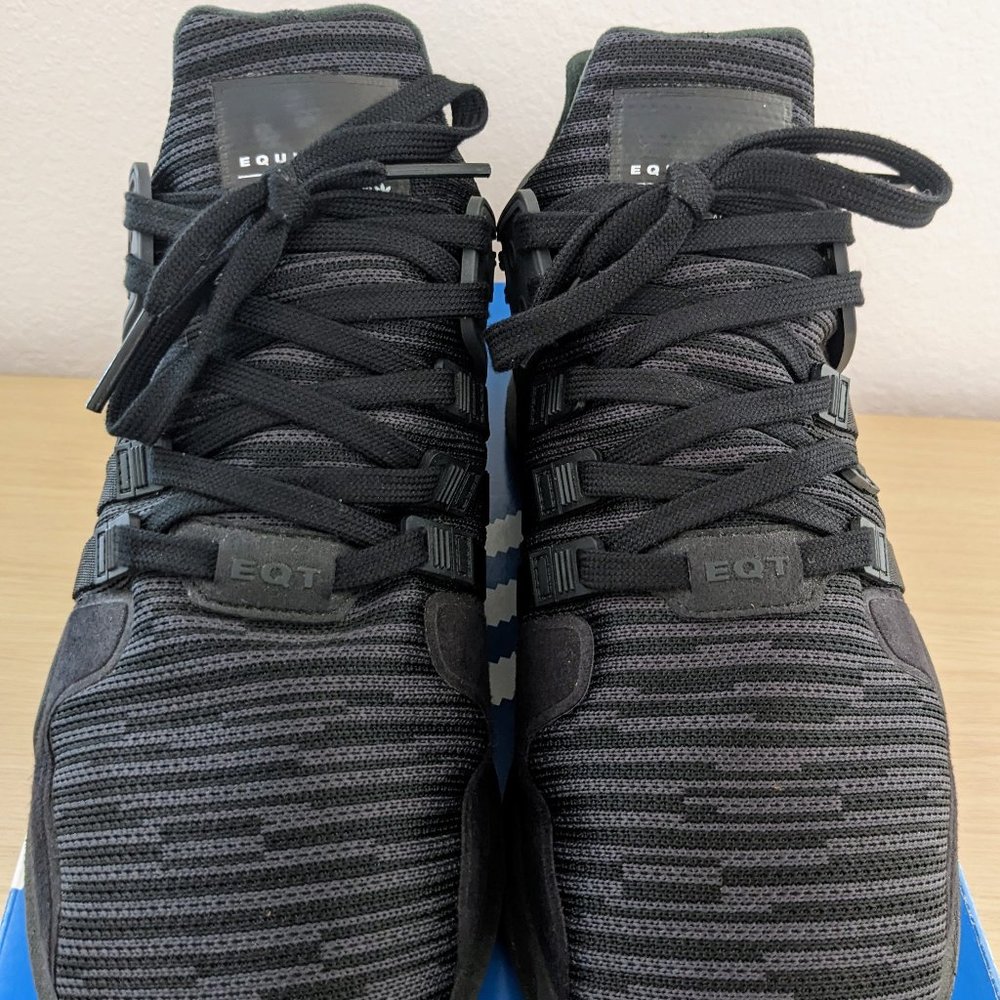Adidas EQT Support ADV Core Black Gray Running Sneakers BB1297 Men's Size 11